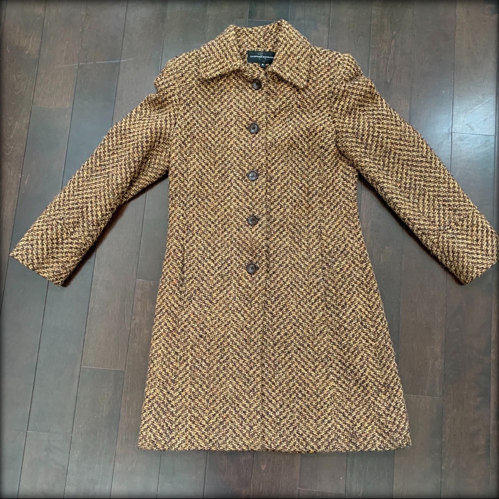 🌺Gaspare Ferrara Houndstooth Coat Size 8🌺
